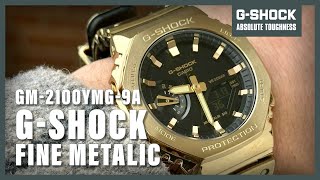 Unboxing The New Casio G-Shock GM-2100YMG-9A Fine Metalic - YouTube