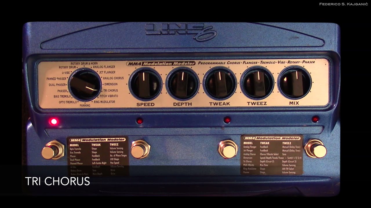 LINE 6 / MM4 Modulation Modeler - YouTube