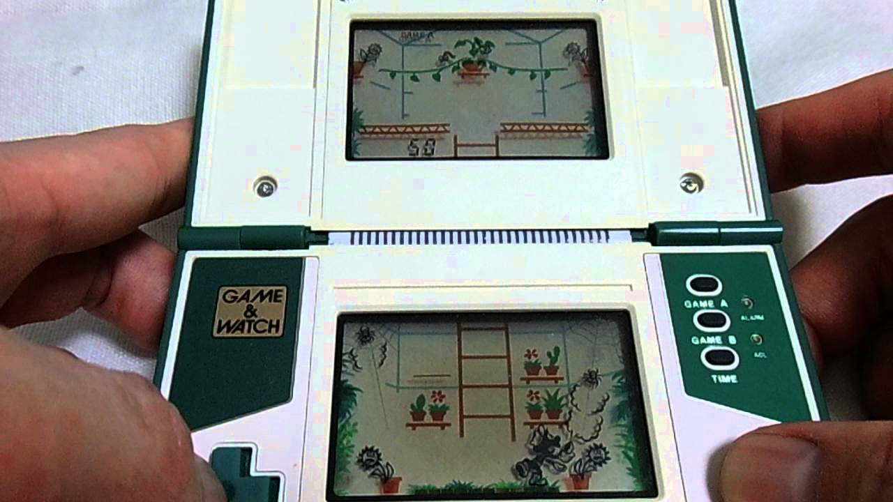 ES13362 Nintendo Game & Watch Multi Screen Green House GH-54 1982