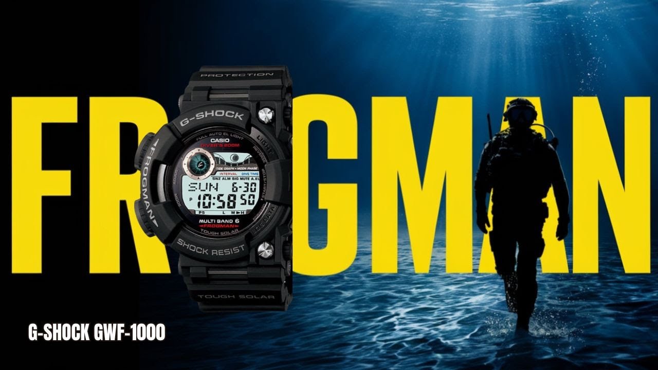 Casio G SHOCK Frogman Watch Review | GWF-1000 | BEST ISO CERTIFIED
