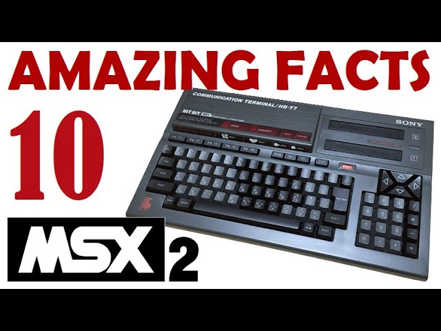 10 Amazing MSX2 Facts - YouTube