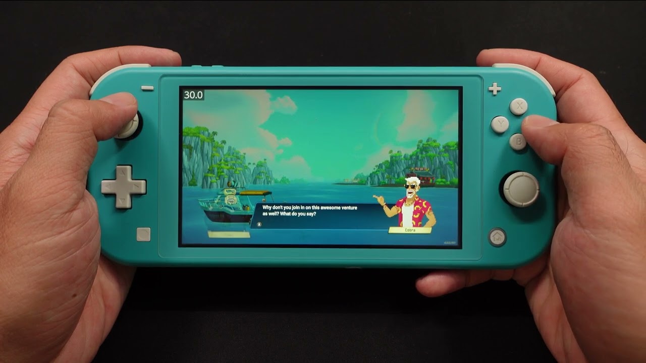 DAVE THE DIVER Gameplay On Nintendo Switch LITE - YouTube
