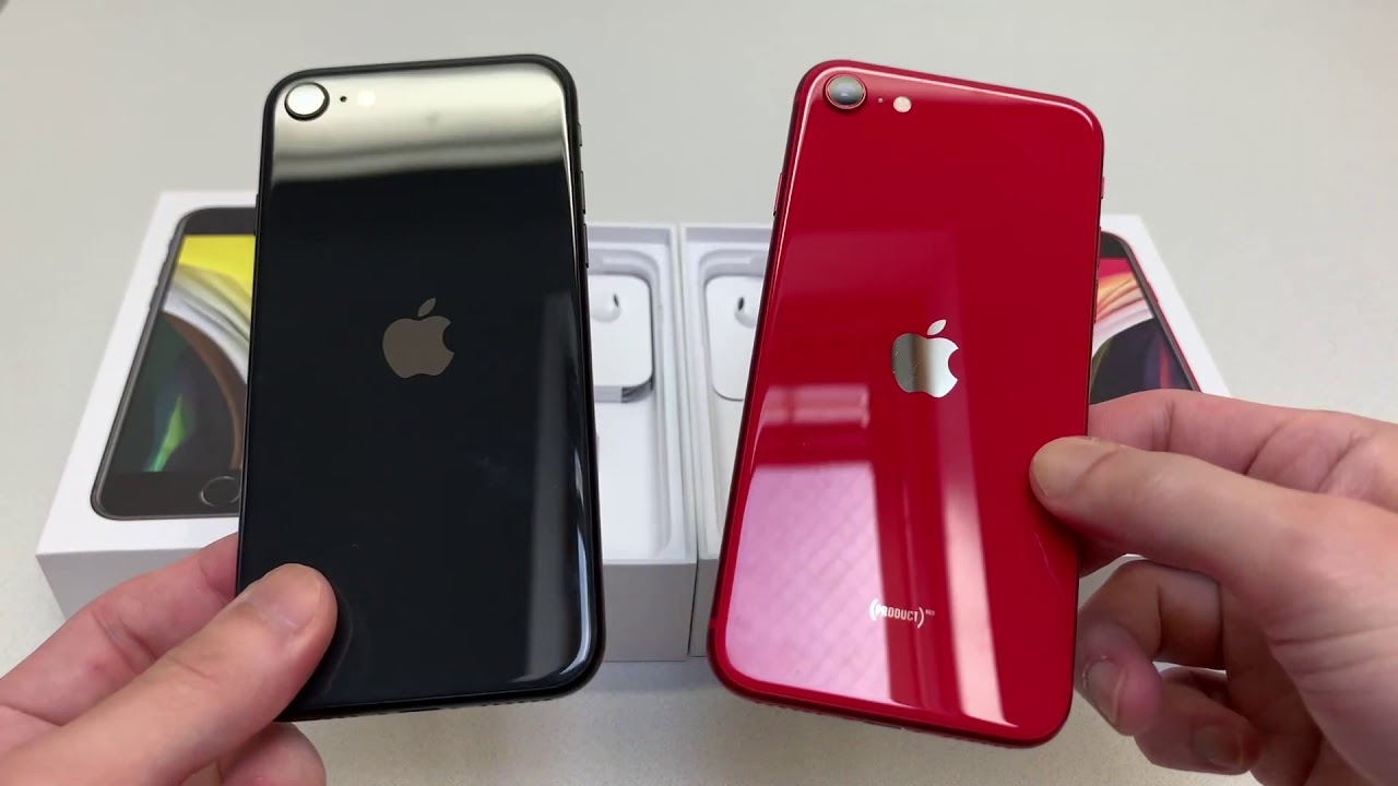 iPhone SE 2 レッド＆ブラックの色比較！赤と黒どっちがおすすめ