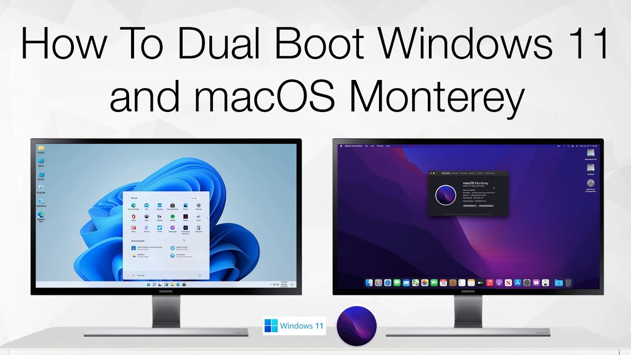 How To Dual Boot Windows 11 and macOS Monterey | Step By Step