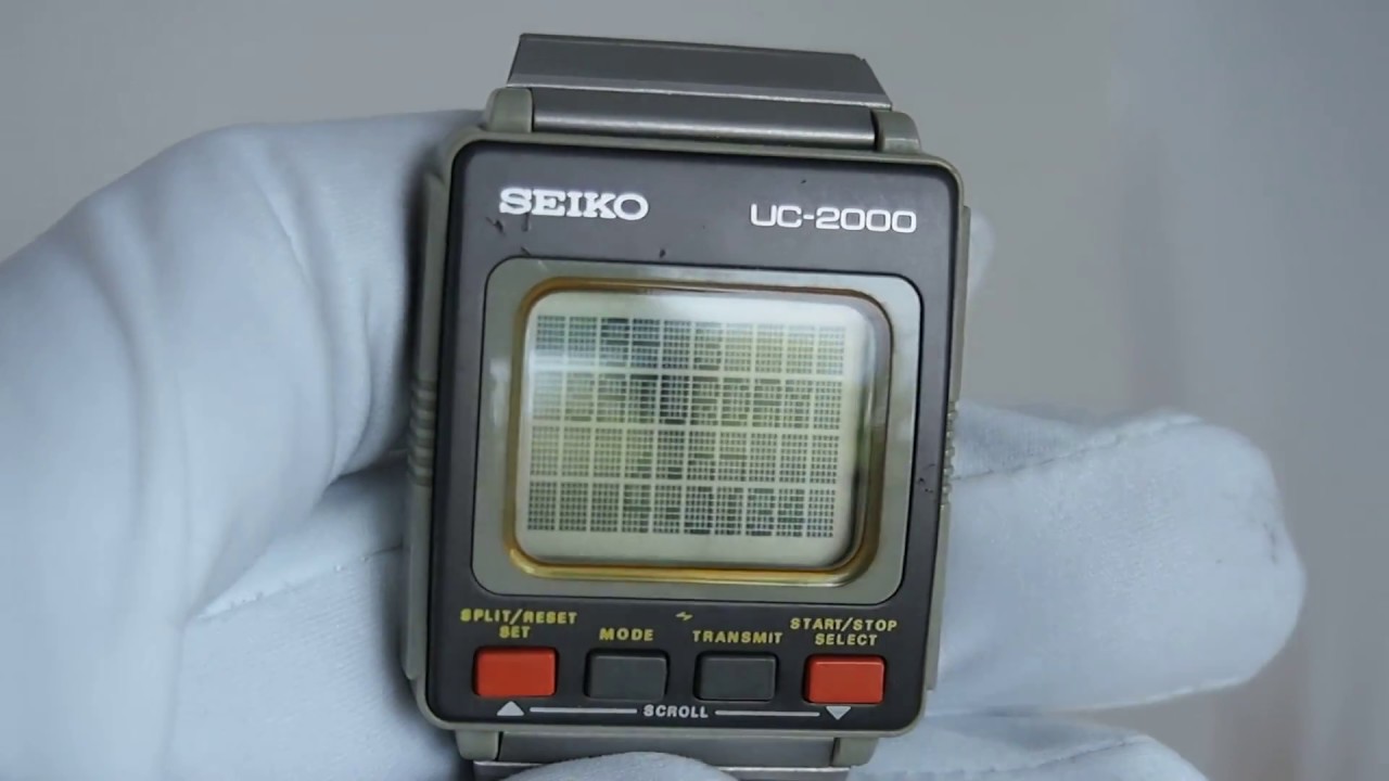 Seiko UW01-0010 (UC-2000) computer watch - YouTube
