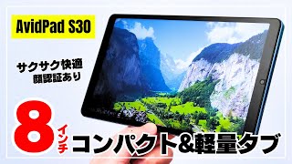 おすすめ8インチ】AvidPad S30 片手サイズの軽量ボディ！程よい性能で
