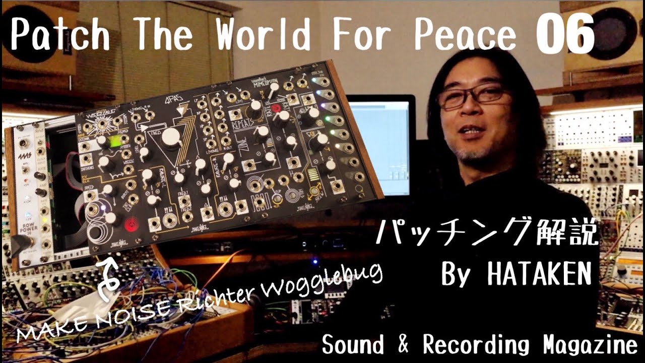 今月のモジュラー・シンセ：MAKE NOISE Richter Wogglebug 〜第6回