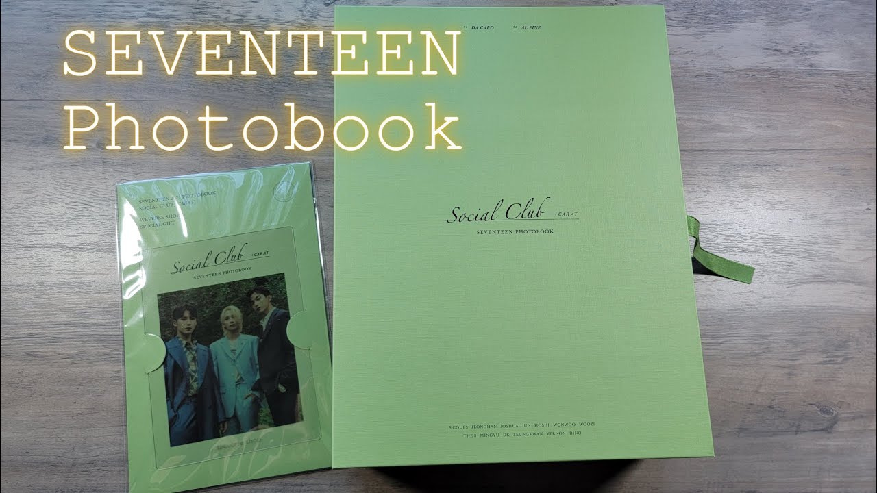 세븐틴) SEVENTEEN Photobook 'Social Club: Carat' | Unboxing - YouTube