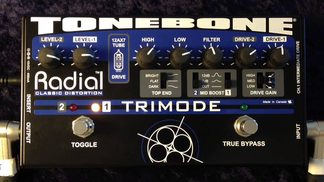 Radial Tonebone Trimode Demo - YouTube