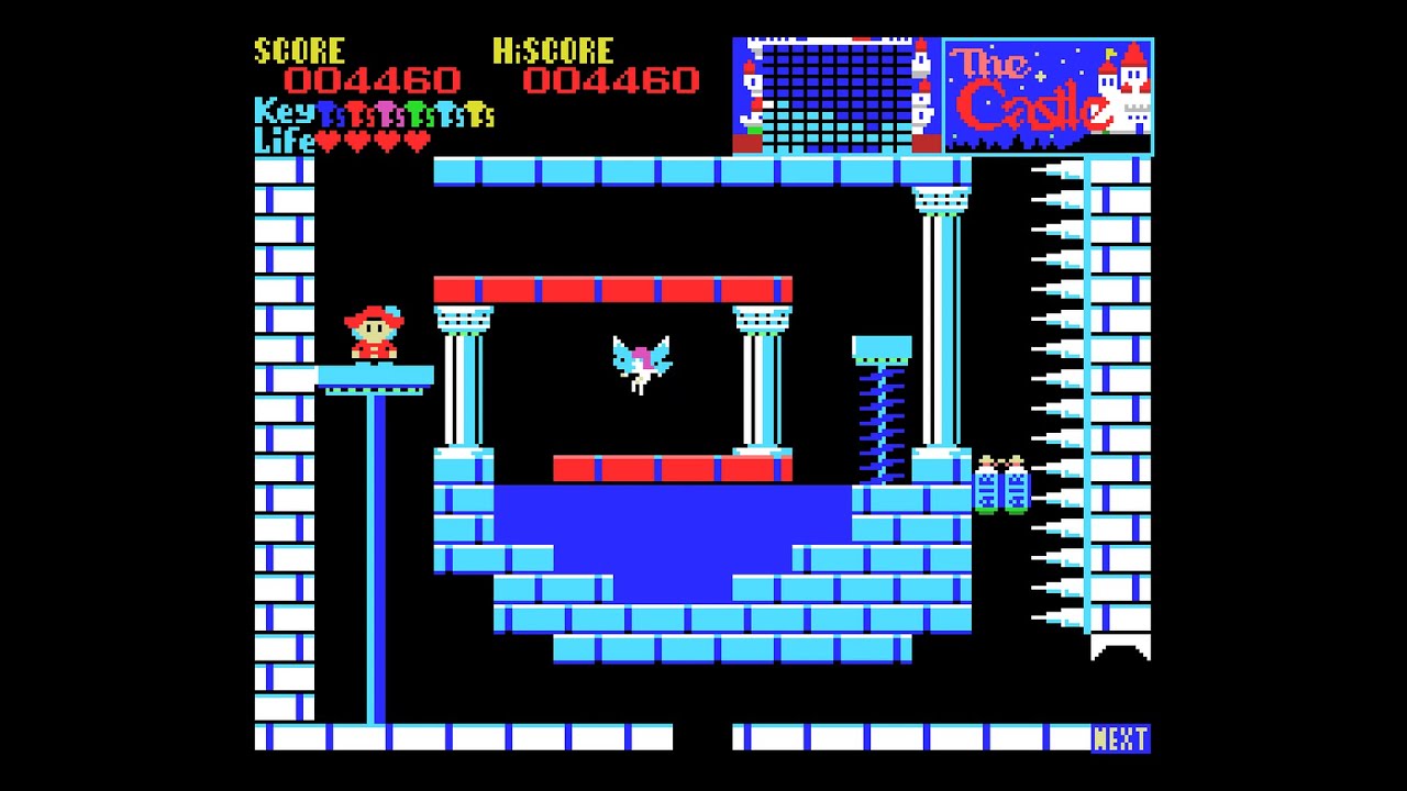 MSX Game: The Castle (1986 ASCII) - YouTube