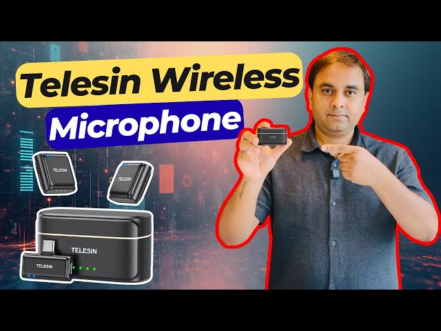 Telesin Wireless Lavalier Microphone Review & Test | Best Budget
