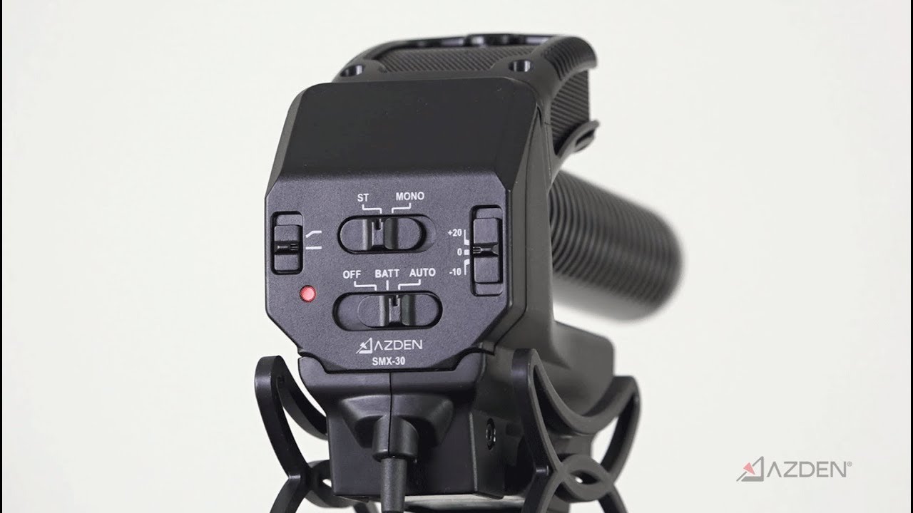 Azden SMX-30 Video Microphone - Quick Look and Listen - YouTube