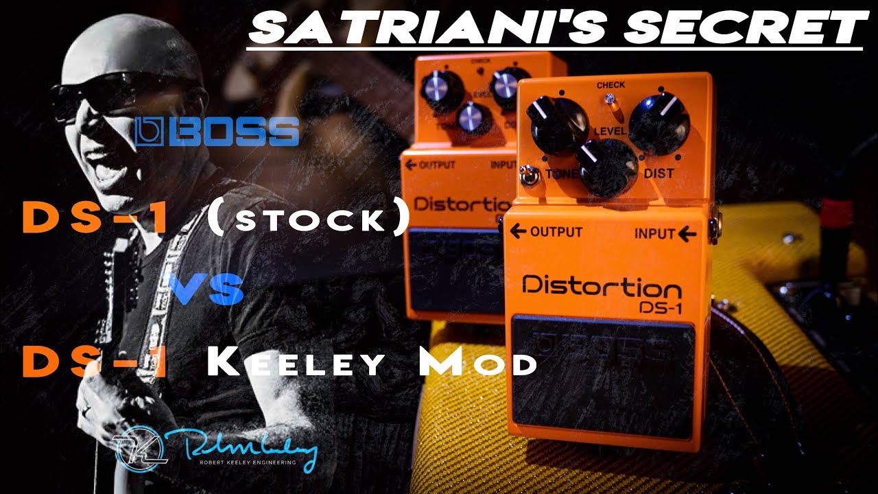 BOSS DS-1 Stock Vs DS-1 Keeley Mod - 