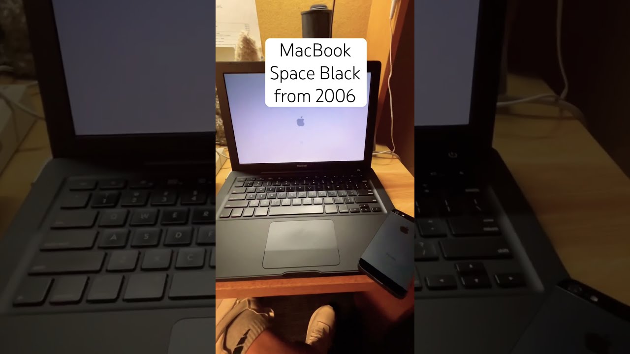 Can you believe there was a MacBook Space Black in 2006? #apple
