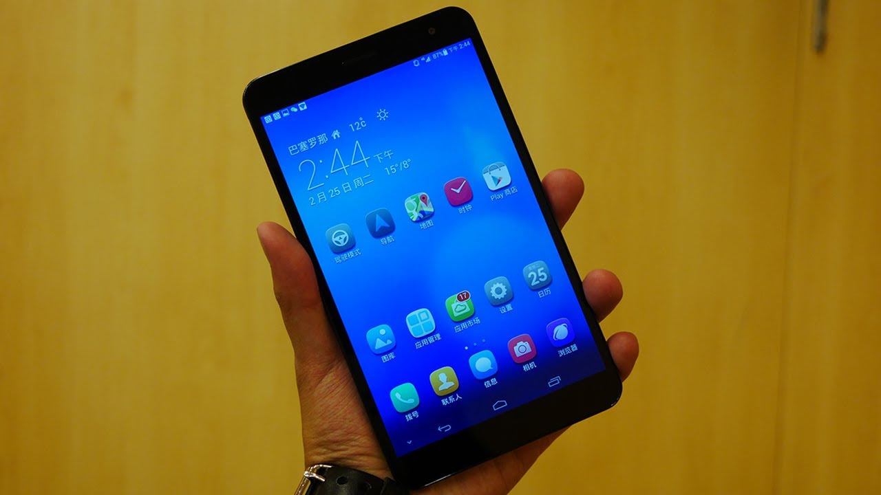 Huawei MediaPad X1 First Look and Hands On [MWC 2014] - YouTube