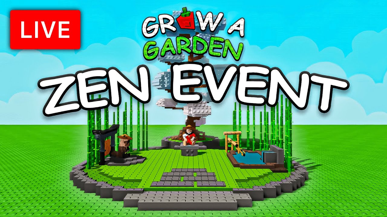 Grow a Garden Update (Zen Event) + Admin Abuse - YouTube