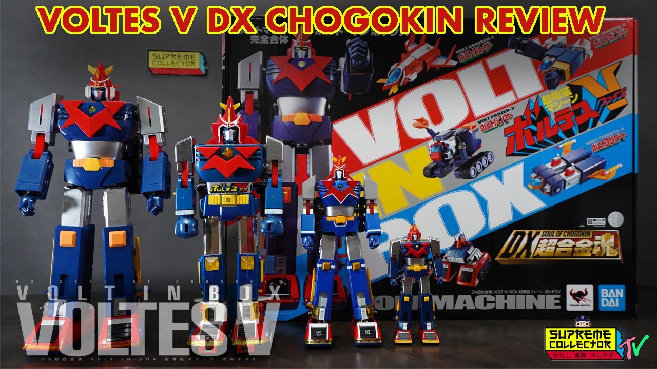 Voltes V DX Chogokin 4K Bandai 2020 (SupremeCollector TV Review