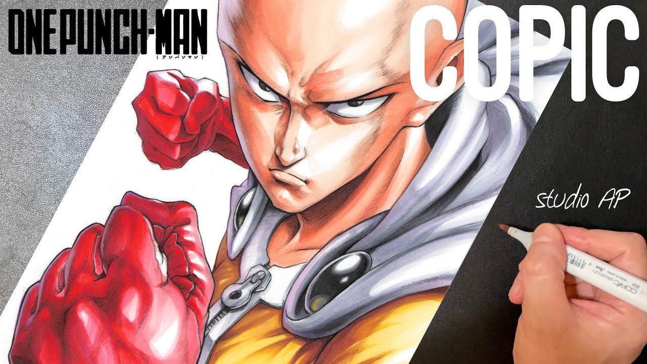 ワンパンマン】サイタマ 描いてみた | Drawing Saitama | one punch