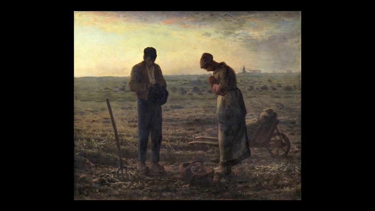 日めくり3分間名画の旅】178枚目 ミレー「晩鐘」 - YouTube