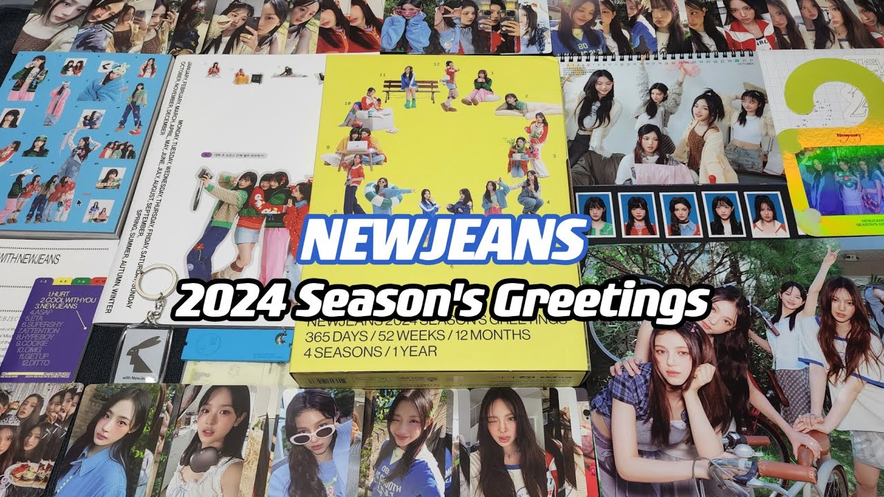 Unboxing] NEWJEANS - 2024 Season's Greetings (24/7 With NewJeans