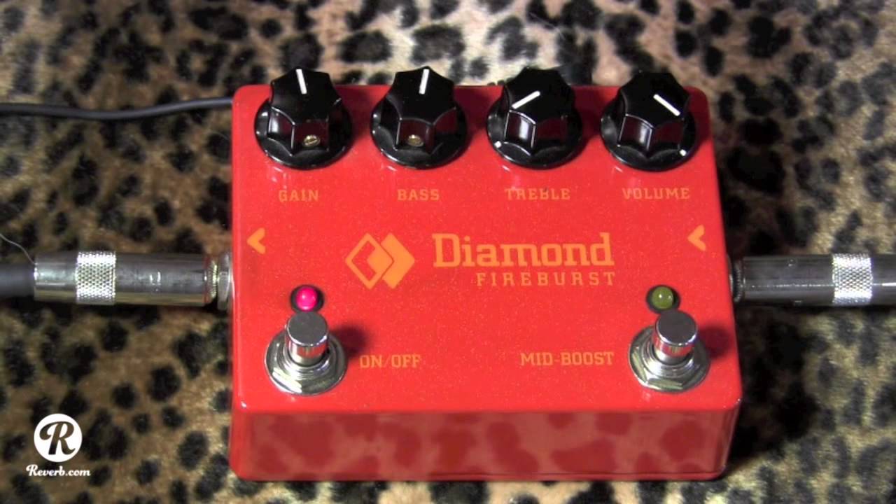 Diamond Fireburst fuzz pedal demo with Gibson SG & Dr Z Antidote