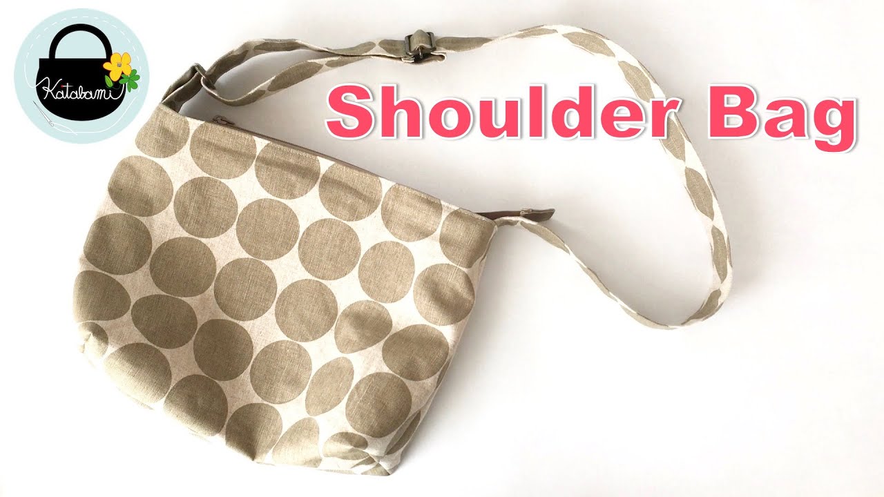 ファスナーショルダーバッグの作り方【How to Make a Zipper Shoulder