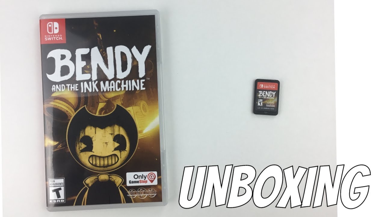 NINTENDO SWITCH BENDY AND THE INK MACHINE GAME UNBOXING - YouTube