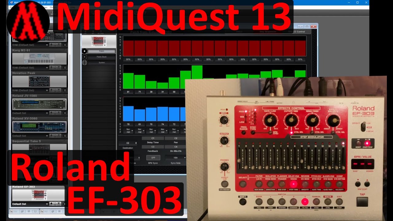Roland EF-303 Feature Run Through and Full Audio Demo - YouTube
