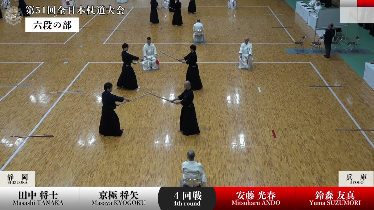 M. ANDO・Y. SUZUMORI(HYOGO) 3 - 0 M. TANAKA・M. KYOGOKU(SHIZUOKA)_