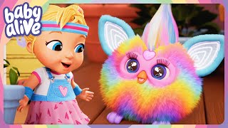 Harper meets a magical Furby! ✨ BRAND NEW Baby Alive Season 4