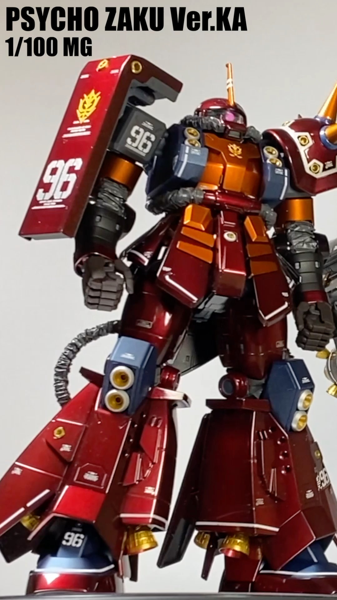 ガンプラ/全塗装/MG/キャンディー塗装/サイコザクVer.ka - YouTube