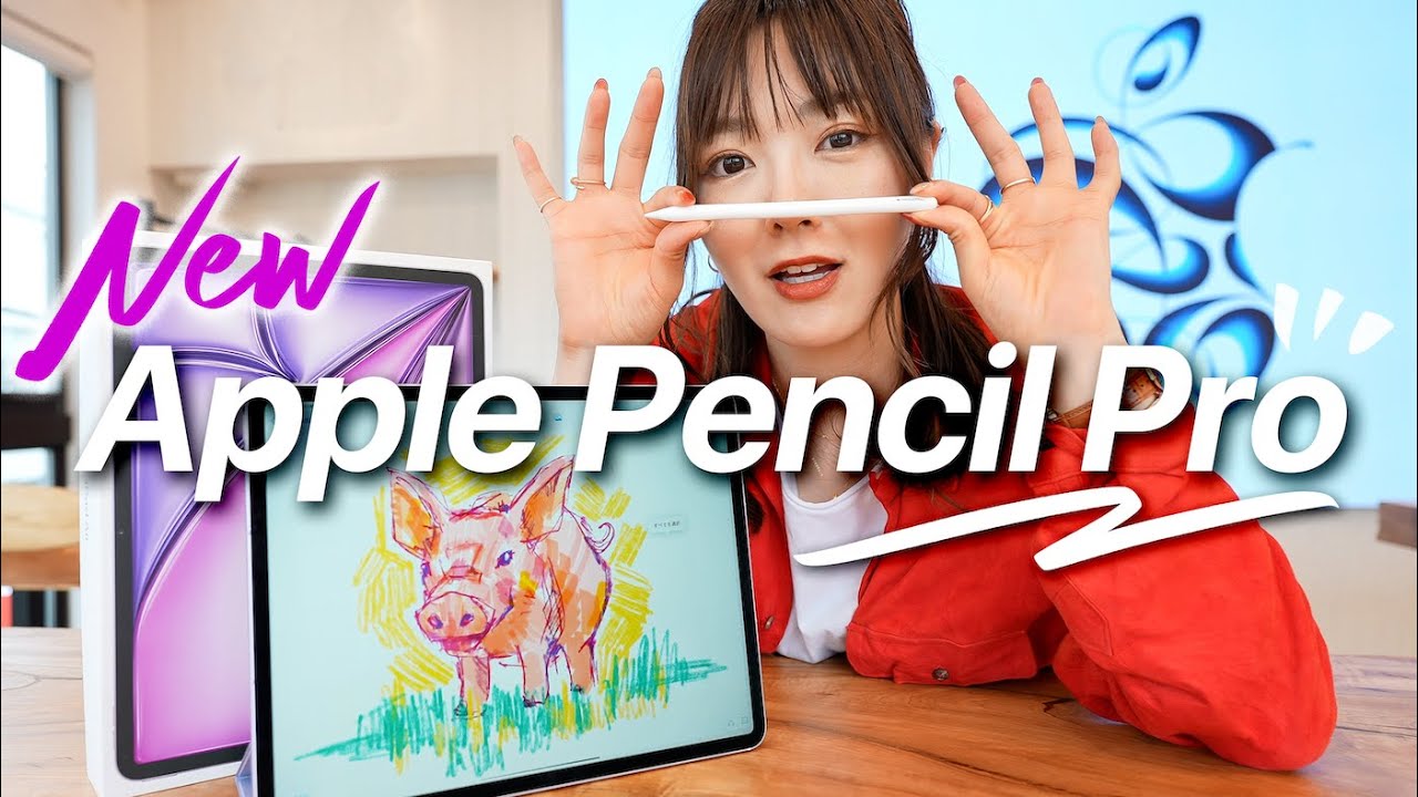 Introducing the New Apple Pencil Pro! The Tilt Based Drawing