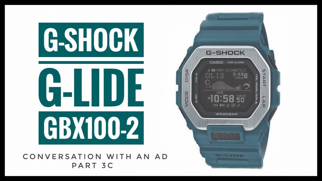 CASIO G-LIDE G-SHOCK GBX100-2 - CONVERSATION WITH AN AD 3C - YouTube