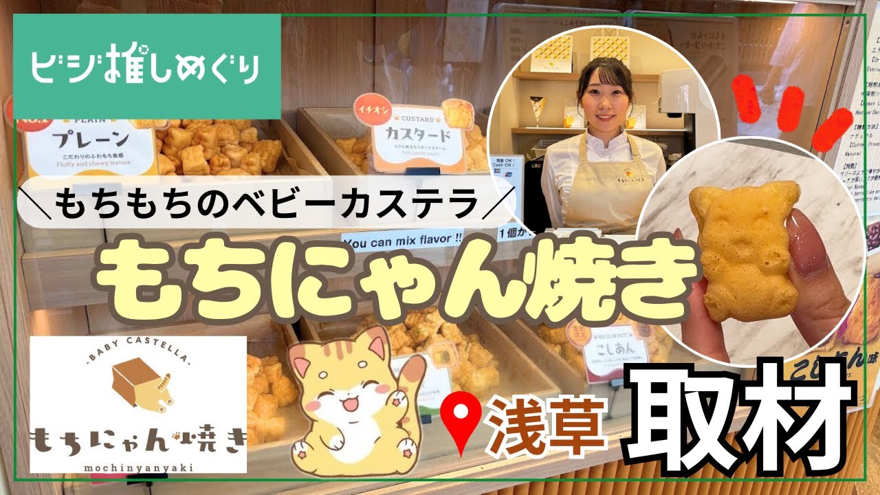 Discover Asakusa's Street Sweets: The Adorable Cat-Shaped Baby