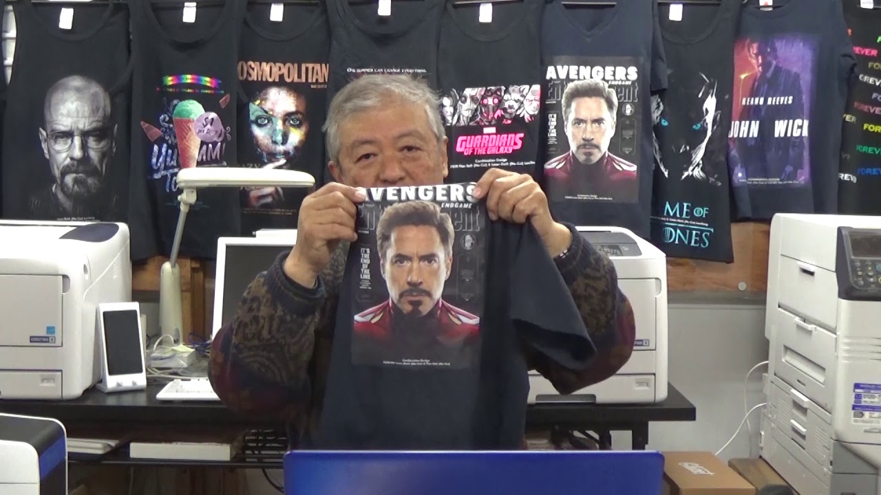 トナー転写式テキスタイルプリンタ TP C824WT 深堀り紹介 - YouTube