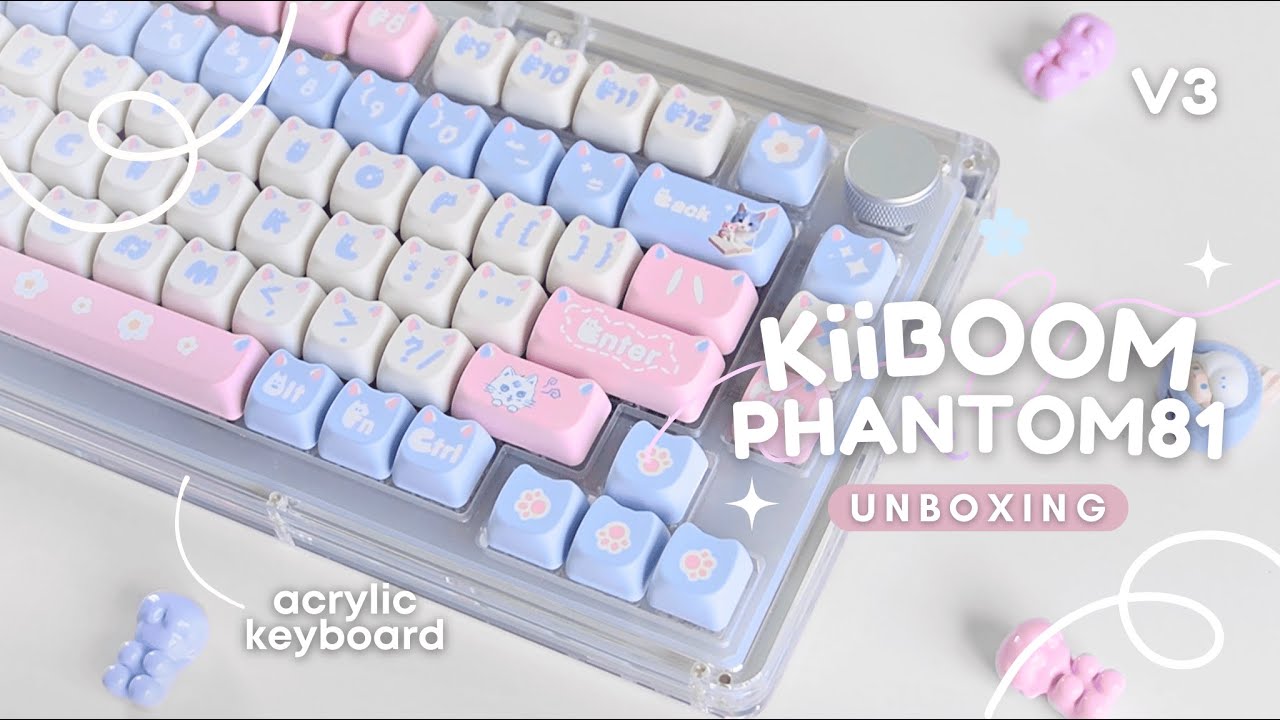 Kiiboom「Phantom 81 V3」upgraded version of prettiest acrylic
