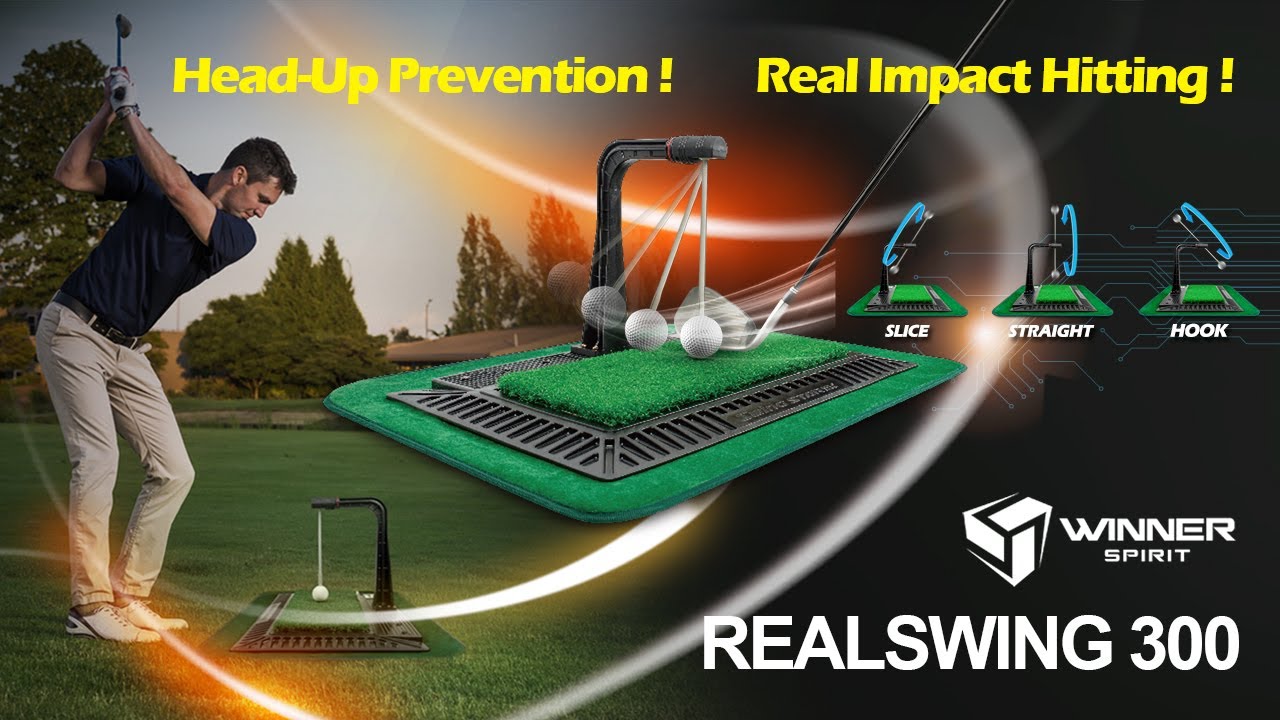 WINNER SPIRIT Real Swing 300 Golf Swing Training Aid, True Impact
