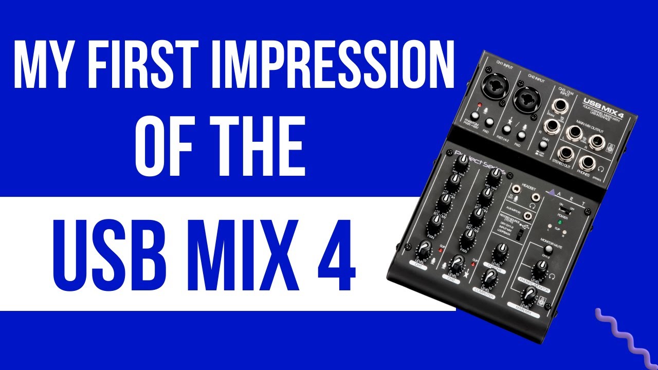 My First Impressions Of The Art USB Mix 4 - YouTube