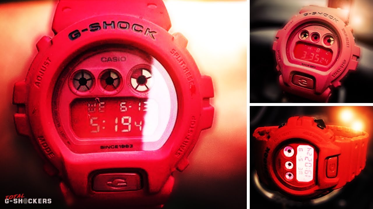 Casio G-Shock 35th Anniversary Red Out Series | DW6935C-4 - YouTube
