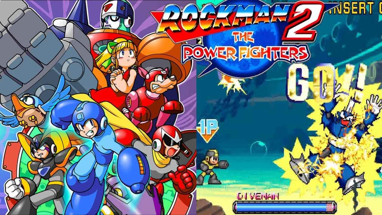 アーケード『ロックマン2・ザ・パワーファイターズ』ロックマンで