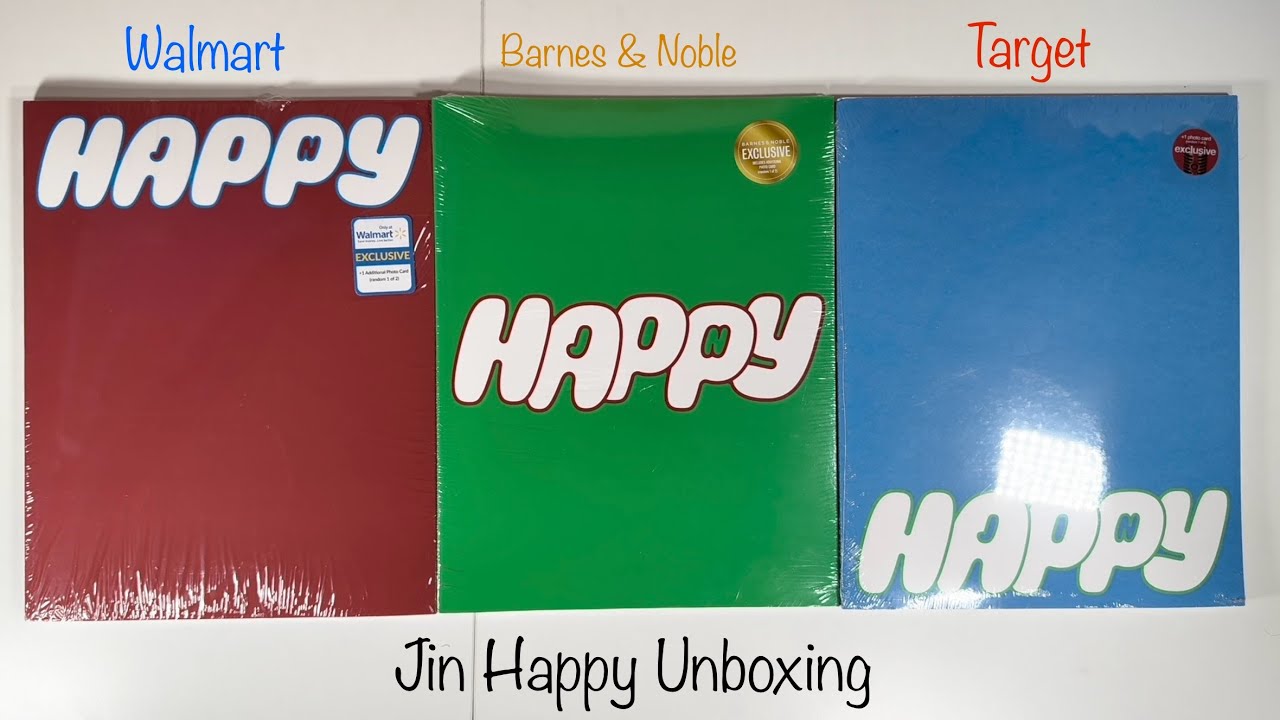 Unboxing: JIN Happy Walmart, Barnes & Noble, Target Exclusives