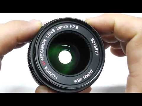 KONICA コニカ M HEXANON ヘキサノン 28mm F2.8 + UVフィルター +