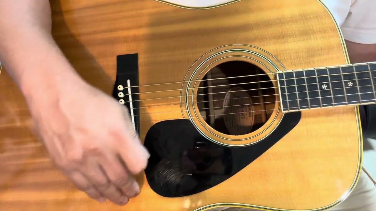 YAMAHA FG-350D (Beige Label) Rakugo de FG - YouTube