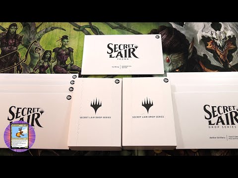 MTG Secret Lair: Winter Superdrop 2025 Foil Bundle Unboxed - YouTube