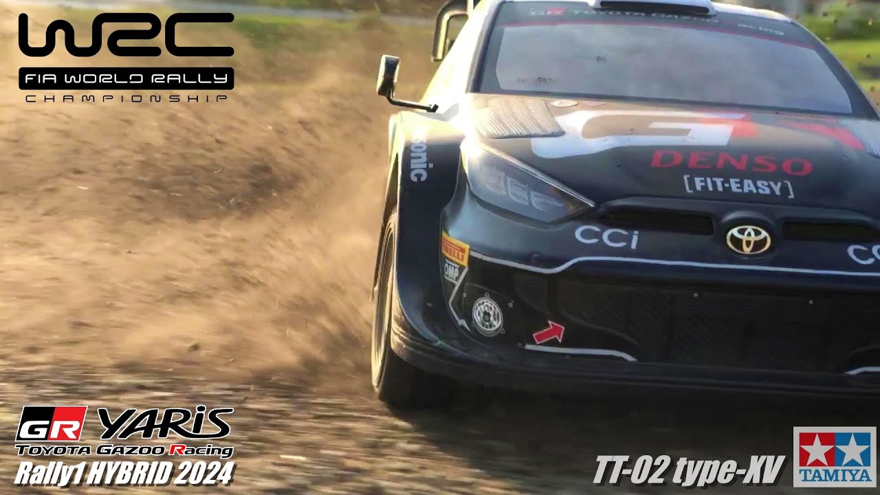 タミヤTT-02type-XV GRヤリス Rally1 HYBRIDが欲しくなるビデオ WANT