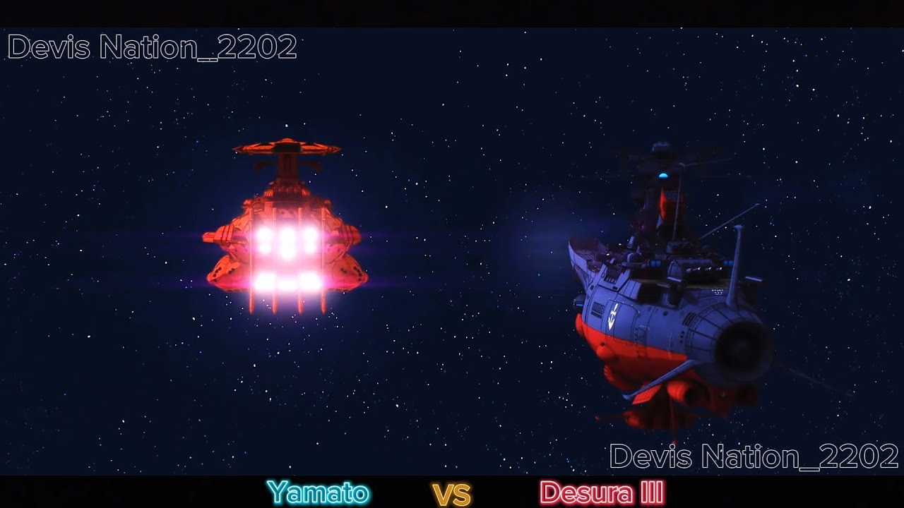 Yamato VS Desura III Space Battleship Yamato 3199 Mix Symmetry