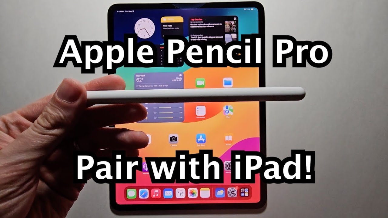 Apple Pencil Pro - How to Connect to iPad! - YouTube
