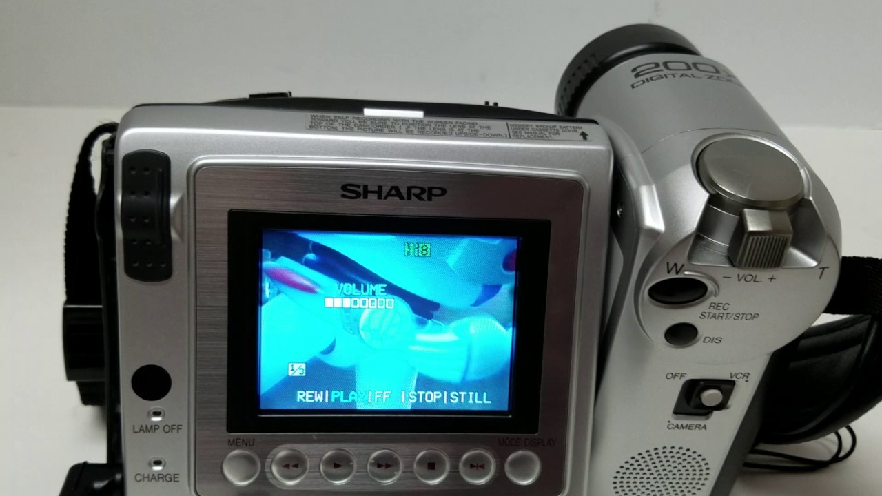 Sharp VL-H860 Test - YouTube