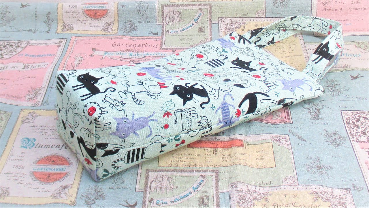 保冷保温ペットボトルバッグの簡単作り方 小さいバッグ作り方 How to