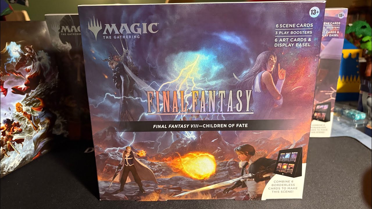 MtG Final Fantasy VIII Children of Fate Scene Box Opening! - YouTube